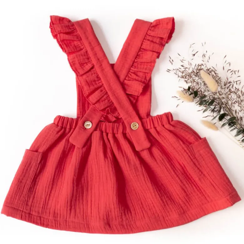 Patron Robe Tablier Milano by Ikatee pour bébé du 6 mois au 4 ans