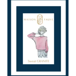 Patron Sweat Granite - Maison Fauve