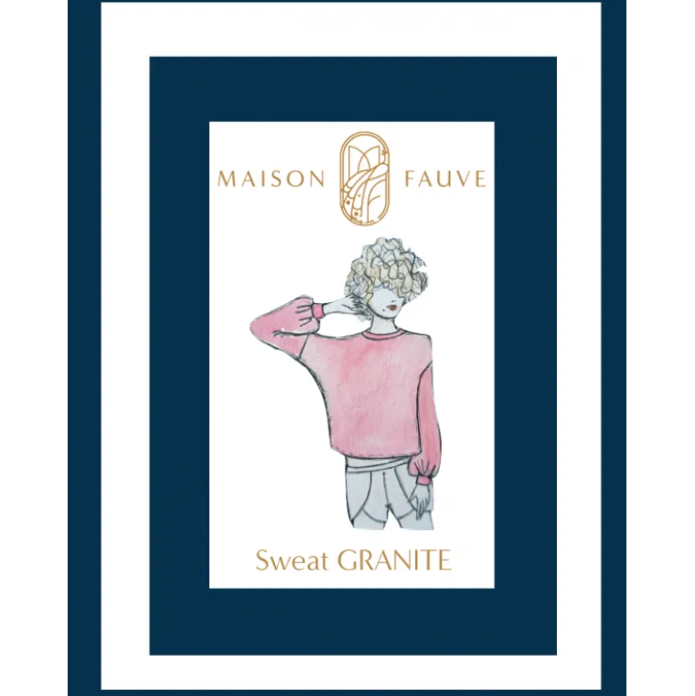 Patron Sweat Granite - Maison Fauve