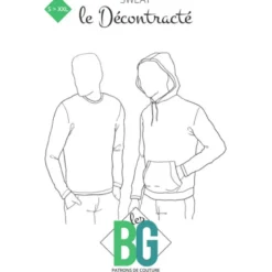 Patron Sweat pour homme - le Décontracté - les BG