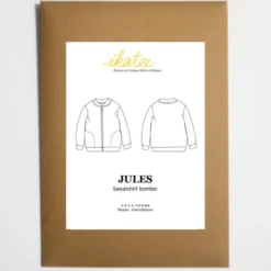 Patron sweatshirt BOMBER à zip JULES by Ikatee pour garçon ou fille du 3 au 8 ans