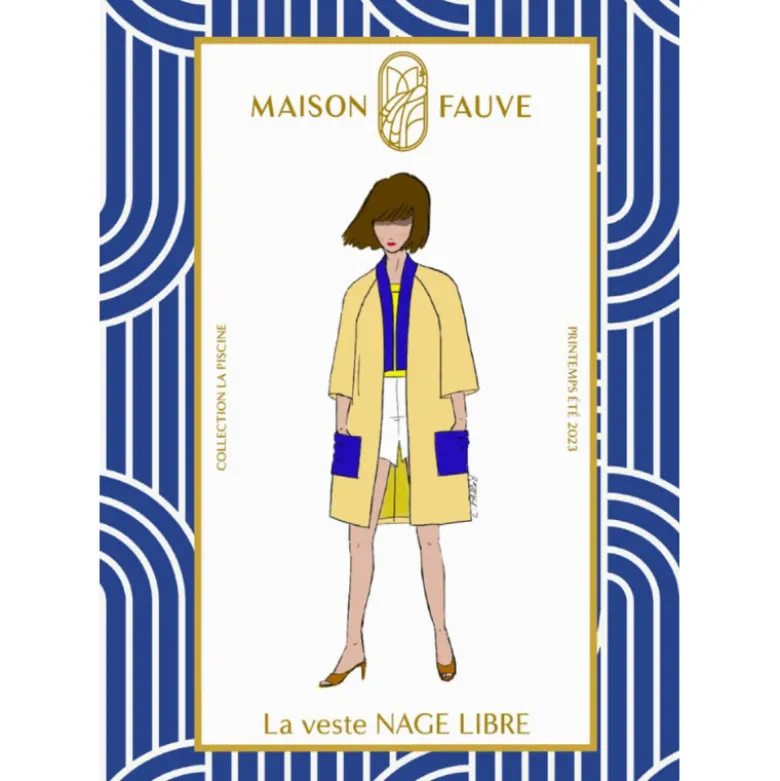 Patron veste Nage Libre - Maison Fauve