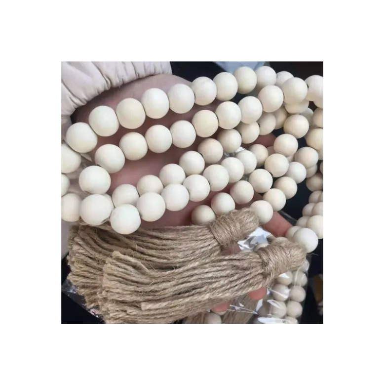 Perles en bois - 12 mm - sachet de 20 perles