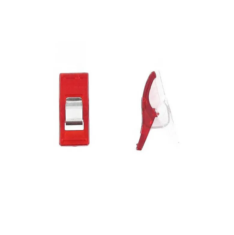 Pinces prodiges en sachet de 15 pièces - coloris rouge