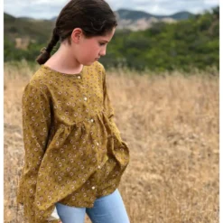 Pochette patron Blouse - Robe Stockholm pour fille by Ikatee