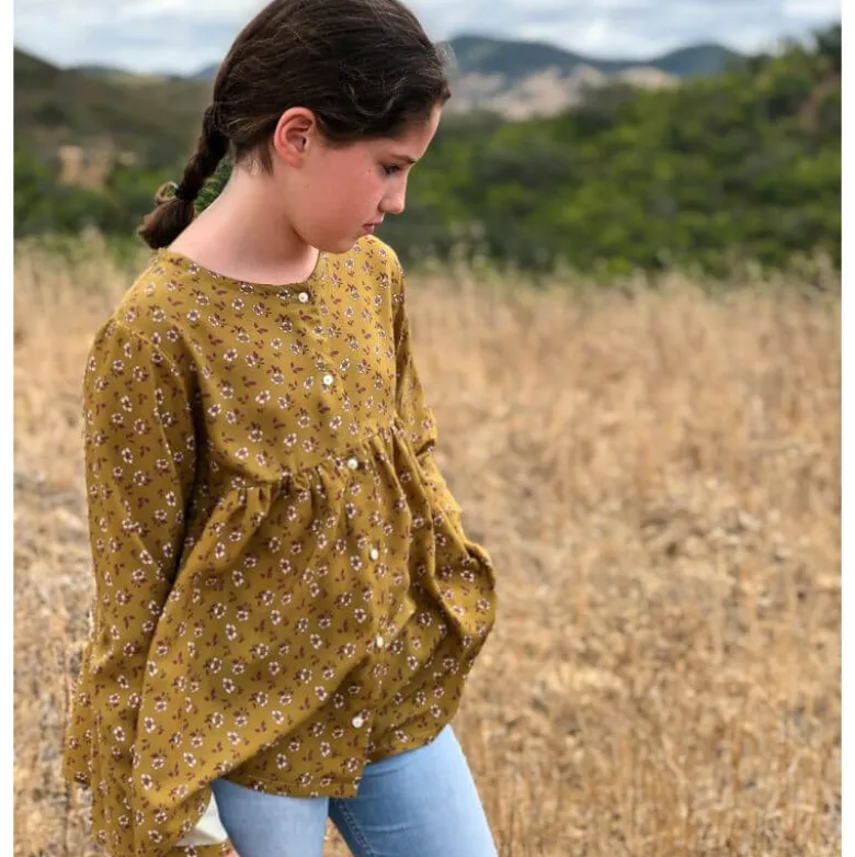 Pochette patron Blouse - Robe Stockholm pour fille by Ikatee