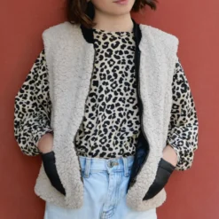 Pochette patron Gilet de berger Vienne Kids by Ikatee - du 3 au 12 ans