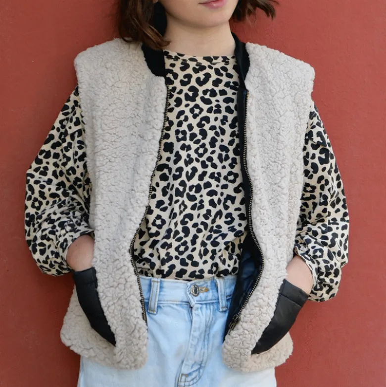 Pochette patron Gilet de berger Vienne Kids by Ikatee - du 3 au 12 ans