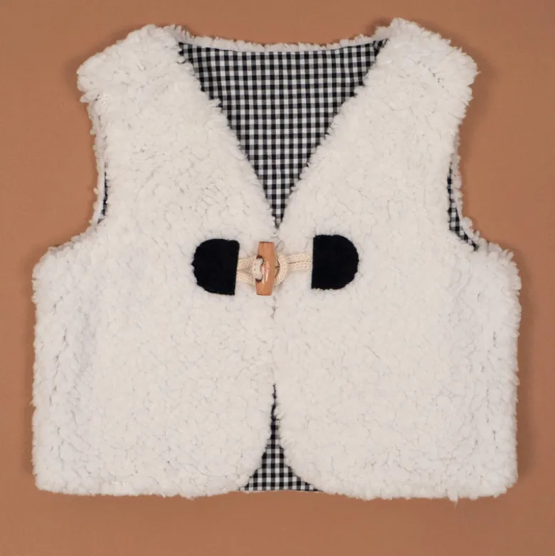 Pochette patron Gilet de berger Vienne by Ikatee - du 1 mois au 4 ans