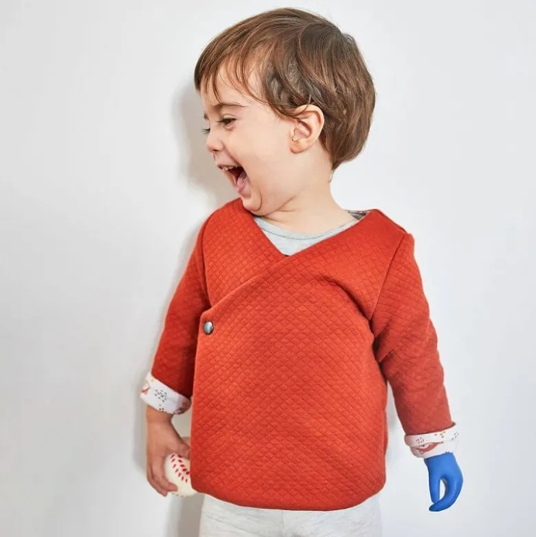 Pochette patron Gilet ou Robe Dublin pour fille by Ikatee - du 1 mois au 4 ans