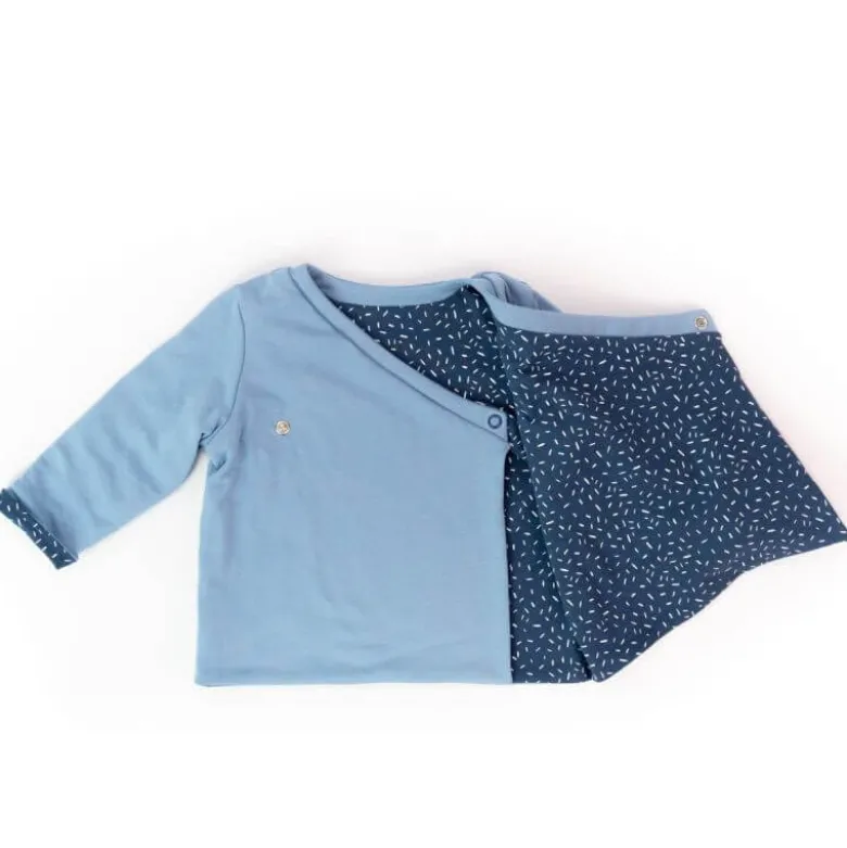Pochette patron Gilet ou Robe Dublin pour fille by Ikatee - du 1 mois au 4 ans