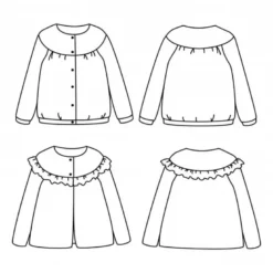 Pochette patron Gilet / veste IRMA MUM by Ikatee