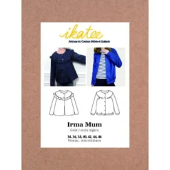 Pochette patron Gilet / veste IRMA MUM by Ikatee