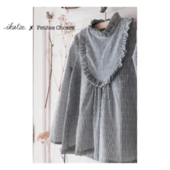 Pochette patron Robe, blouse ou t-shirt IDA pour fille by Ikatee