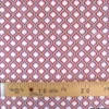 Popeline de coton motif géométrique losange Aubergine et lilas - OEKO TEX