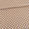 Popeline de coton motif géométrique losange vert et lilas - OEKO TEX