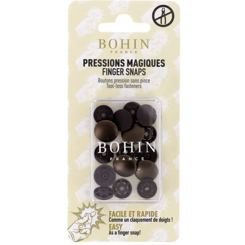 Pression magique sans pince Bohin 14mm - Métal Cuivre