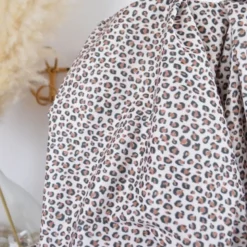 Pul contact alimentaire Balzac motifs léopard fond Ecru - motif exclusif
