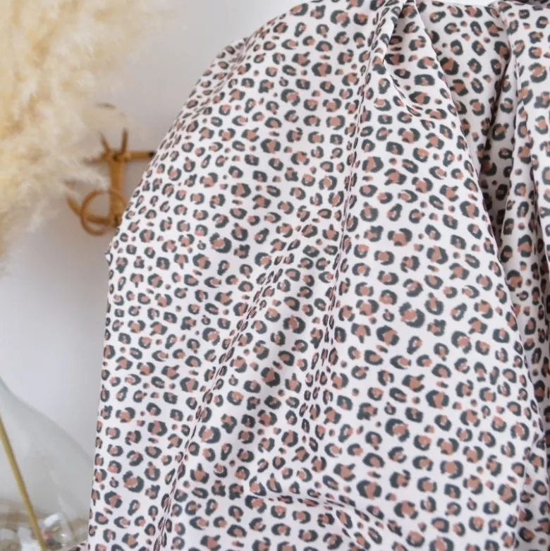 Pul contact alimentaire Balzac motifs léopard fond Ecru - motif exclusif