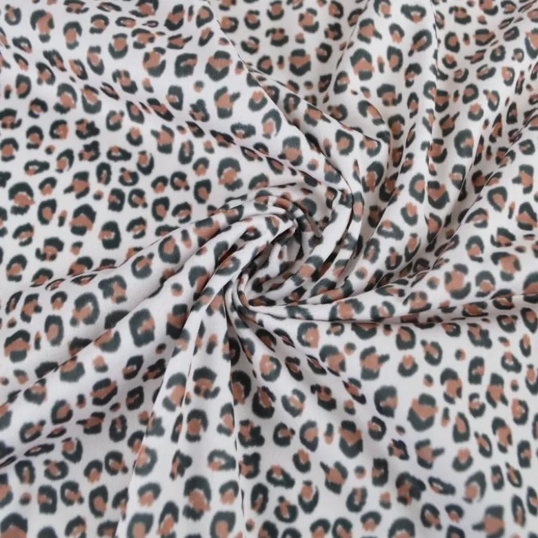 Pul contact alimentaire Balzac motifs léopard fond Ecru - motif exclusif