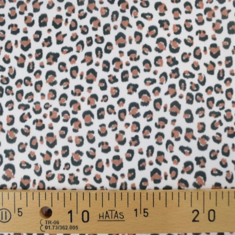 Pul contact alimentaire Balzac motifs léopard fond Ecru - motif exclusif