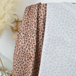 Pul contact alimentaire Balzac motifs léopard fond Tabac- motif exclusif