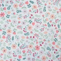 Pul contact alimentaire Leopold motifs fleurs Corail - motif exclusif