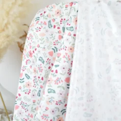 Pul contact alimentaire Leopold motifs fleurs Corail - motif exclusif