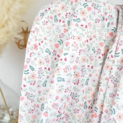 Pul contact alimentaire Leopold motifs fleurs Corail - motif exclusif