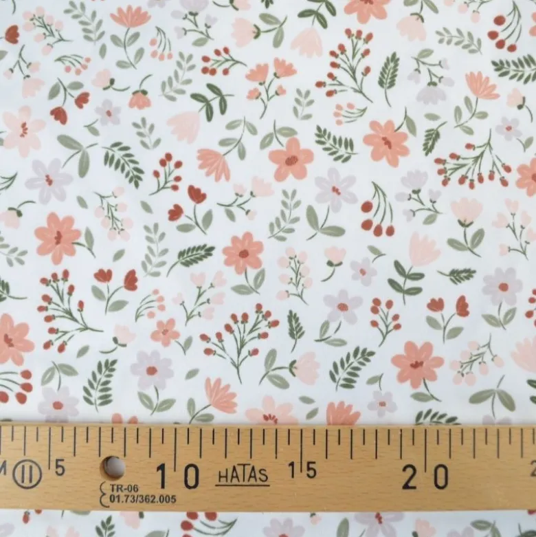Pul contact alimentaire Leopold motifs fleurs marsala - exclusif