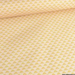 Pul contact alimentaire motifs écailles fond écru - motif exclusif