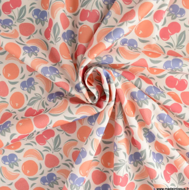 Pul contact alimentaire motifs fruits - motif exclusif