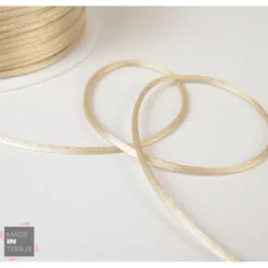 Queue de rat au mètre 2mm coloris Beige