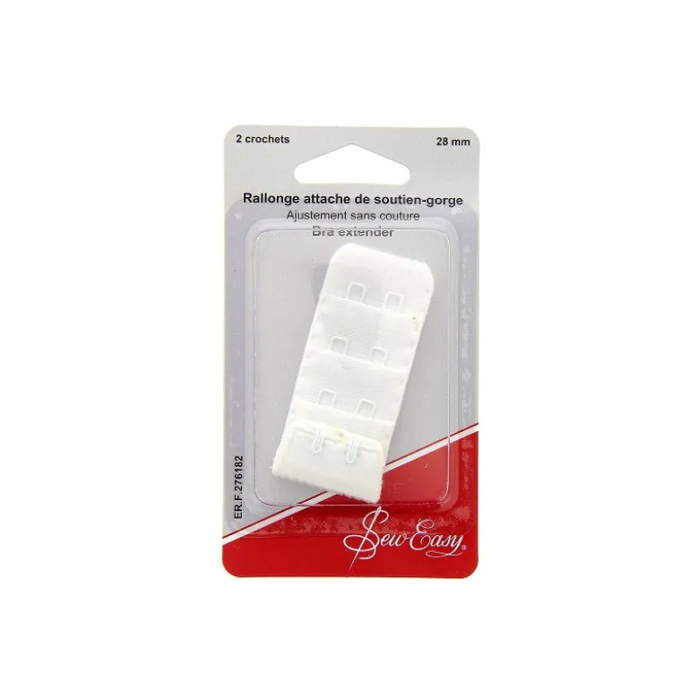 Rallonge de soutien gorge 2 crochets - 28 mm