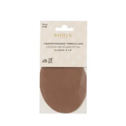 Renforts thermocollants en daim 8 x 10.5cm - Beige