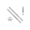 Règle ou réglet extra plate en acier souple
