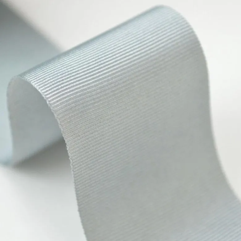 Ruban gros grain GRIS , 38 mm, .