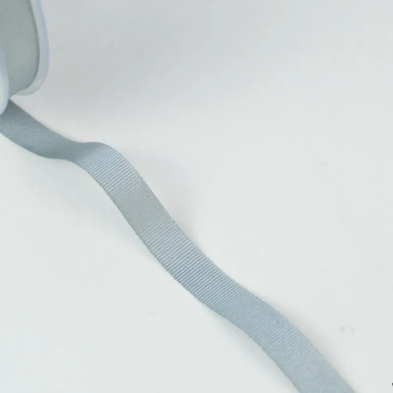 Ruban gros grain GRIS, 10 mm, .