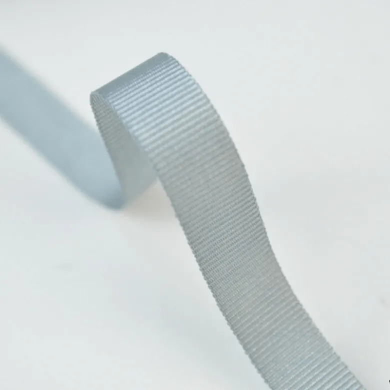 Ruban gros grain GRIS, 10 mm, .