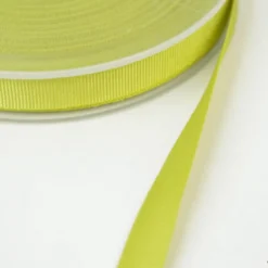 Ruban gros grain vert Anis 10 mm