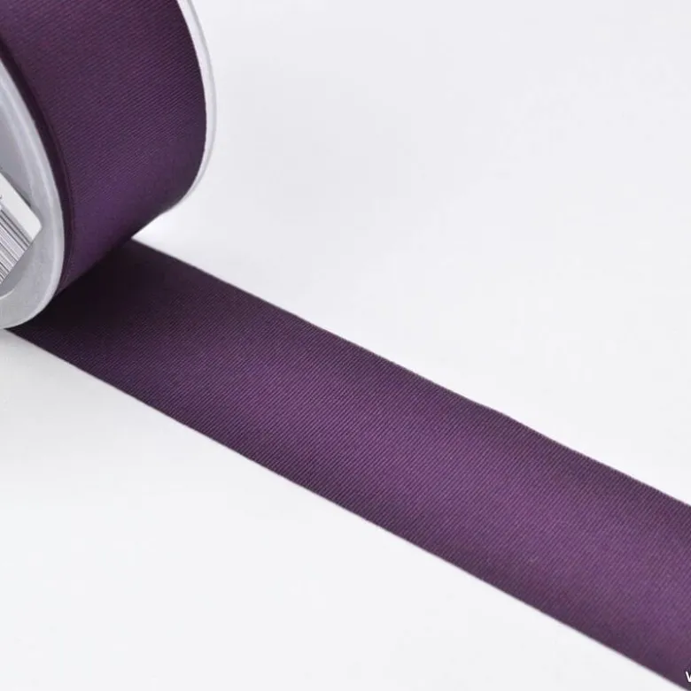 Ruban gros grain VIOLET , 38 mm, .