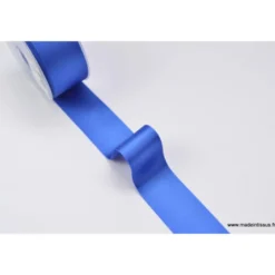 Ruban SATIN BLEU, 38 mm