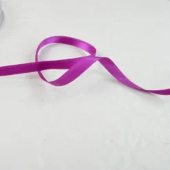 Ruban satin Cyclamen - 6 mm