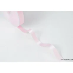 Ruban SATIN double face ROSE , 10 mm