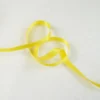 Ruban satin jaune - 6 mm