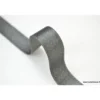 Ruban SATIN LUREX ARGENT - TRAME GRIS, 15 mm, .