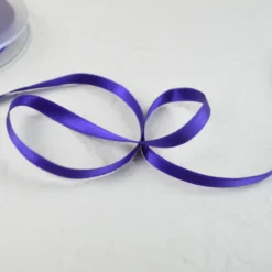Ruban satin violet - 6 mm