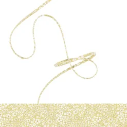 Ruban Spaghetti Liberty Jacqueline's Blossom - 4mm