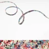 Ruban Spaghetti Liberty Melly multicolore - 4mm