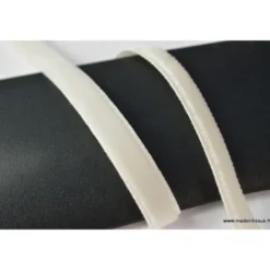 Ruban velours ivoire, 9mm, .